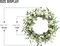 20" Lush Eucalyptus Wreath – Elegant Greenery for Front Door, Porch & Home Décor